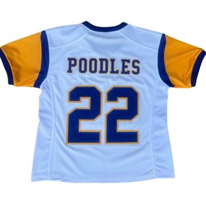 Camiseta de Fútbol Blanca Sigma Gamma Rho 22 Poodles Premium Azul Dorado Ropa Griega para Mujer - Product Image 2