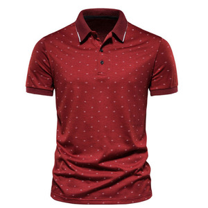 Nouveau Polo de Golf Homme 2026 100% Coton Polyester Personnalisable, T-shirt Polo Sportif pour Homme avec Boutons sur le Devant - Product Image 1