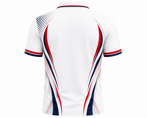 Custom White Sublimation <b>Polo</b> Shirt Men Quick Dry Polyester Golf Sports Team Uniform Breathable Printed Performance <b>Polo</b> OEM ODM - Product Image 2