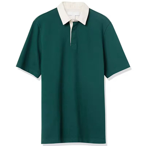Camiseta polo de algodón 100% orgánico de alta calidad a precio de fábrica, la más vendida, al por mayor, de manga corta para hombre, para golf. - Product Image 1