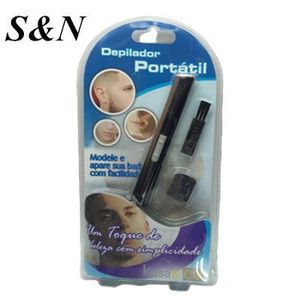 Recortadora de cejas portátil S&N con peine y cuchilla para depilación facial - Product Image 1