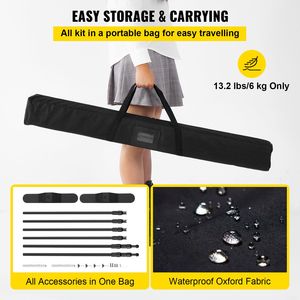"Adjustable 10x8ft Backdrop Banner Stand for Trade Shows Exhibitors & Photo Booths-Step <b>Repeat</b> Flags (Polyester)" - Product Image 6