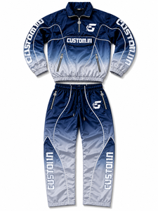Traje Cortavientos Deportivo Personalizado de Poliéster para Marcas, Producción de Marca Privada, MOQ Flexible, Fábrica Profesional - Product Image 4