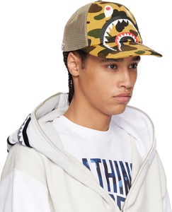 หมวกแก๊ป Snapback ลายพรางปากฉลาม แบบซักได้ พร้อมโซ่  สำหรับทุกเพศ  6 แผง ปรับขนาดได้ สไตล์สตรีท  หมวกเบสบอล  ปักลายด้านหน้า - Product Image 2