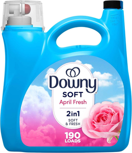 Downy Soft, Suavizante de Telas Líquido 2 en 1 Suave y Fresco, Aroma Abril Fresco, 140 fl oz, 190 Lavados, Acondicionador de Telas Líquido - Product Image 4