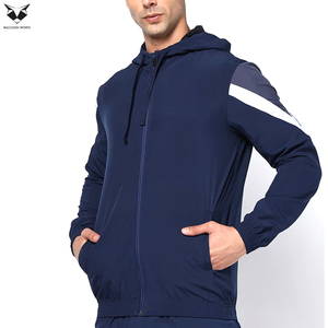 Mejor Proveedor, Nueva Llegada, Conjunto Deportivo Ligero para Hombre, Sudadera con Cierre y Pantalones Deportivos Ajustados para Deportes y Entrenamiento - Product Image 5