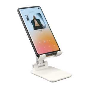 <b>Adjustable</b> <b>Height</b> & Angle Foldable Phone Stands ABS Plastic & Bamboo <b>Desk</b> Use MPS-08 - Product Image 6