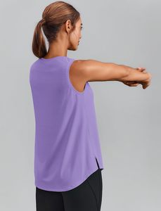 Camiseta sin mangas básica para mujer, informal, de secado rápido, ecológica, de punto de spandex/algodón, ligera y transpirable. - Product Image 4