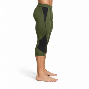 Leggings Capri para Hombre con Construcción Ligera, Flexibilidad Confiable y Soporte Cómodo para Correr y Entrenamientos - Product Image 2