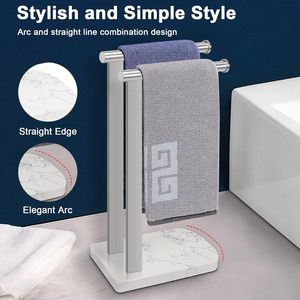 Hand Towel Holder with Balanced Marble Base High Demanding Towel Holder for <b>Bathroom</b> <b>Accessories</b> Available At Lower Price - Product Image 3