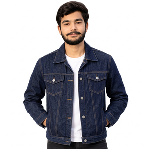 Chaquetas Vaqueras Personalizadas con Pedido Mínimo Bajo, Chaquetas Vaqueras Personalizadas para Marcas en Línea, Lavado Ácido, Entrega Rápida - Product Image 1