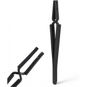 Stainless Steel Body Jewelry Ball Holding Tweezers With Self <b>Retaining</b> Lock For <b>Piercing</b> Removal And Jewelry Changing - Product Image 1