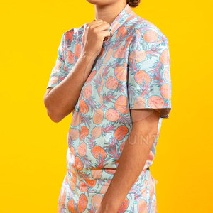 Rompers para Hombre, Casuales, de Verano, Manga Corta, Transpirables, de Algodón, para Playa, Viajes, Moda, Cómodos - Product Image 6