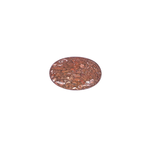Pierre précieuse en os de dinosaure, 13,20 carats, 23x15mm, forme ovale, pierre brute - Product Image 4