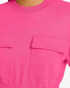 Camiseta Corta para Mujer, Algodón Premium, Estilo Casual Urbano, Top de Moda, Fabricante Mayorista, Camiseta Corta Suave y Transpirable para Verano - Product Image 3