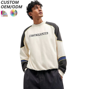 Sudadera de Algodón para Hombre, Estilo Pullover, Color Sólido, Tela Suave, Ropa Casual para Estar en Casa, Logotipo Personalizado, Fabricación OEM ODM, Soporte para Marca - Product Image 1