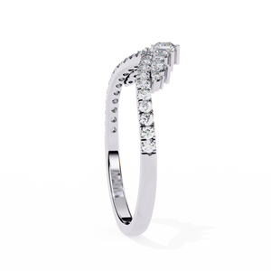 Anillo de Compromiso o Aniversario de Diamante Redondo de Diseño para Mujer, Oro de 10k, 14k, 18k, Certificado IGI - Product Image 5