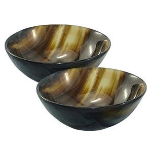 Bol de service en corne polie écologique pour la maison et la cuisine, articles de table pour hôtels et fêtes, accessoires de repas, prix de gros - Product Image 1