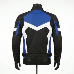 Custom Men's Breathable Leather Motorbike <b>Jacket</b> Racing Style Printed <b>Summer</b> Windproof Plus Size <b>Motorcycle</b> Suit OEM Wholesale - Product Image 2
