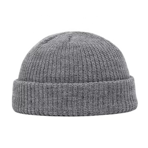 Hot Selling Fashion Winter Casual <b>Warm</b> Outdoor Vintage Jacquard Hand Knitted Solid Thick Skullcap Beanie <b>Hats</b> for Unisex - Product Image 5