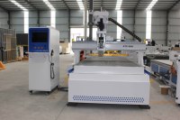 Mesin CNC Nesting 1540 dengan Penggantian Alat Otomatis, Mesin Ukir Kayu, Sekrup TBI, Rel Hiwin, Pemotong Panel Kayu, Router CNC untuk Pembuatan Furnitur