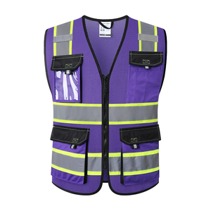Premium Quality Workwear <b>Uniforms</b> Safety Vest Lightweight Reflective <b>Construction</b> Safety Vest Manufacturer Wholesale Supply - Product Image 1