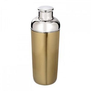 Shaker à cocktails classique en métal avec couvercle hermétique et finition polie pour la préparation de cocktails et le service hôtelier - Product Image 3