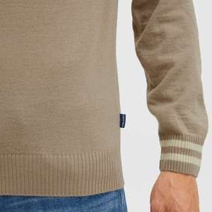 เสื้อไหมพรมคอซิปแบบกำหนดเองที่กำลังเป็นที่นิยม เสื้อกันหนาวคริสต์มาสสำหรับผู้ชาย เสื้อถักนิตติ้งลำลอง เสื้อไหมพรมขนสัตว์สำหรับผู้ชาย - Product Image 3