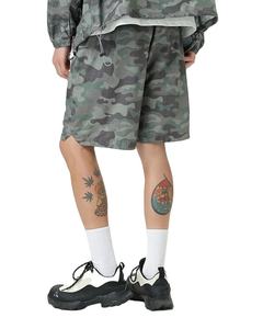 กางเกงขาสั้นลายพรางสำหรับผู้ชายกางเกงแนวสตรีทเอวยางยืดลำลองฤดูร้อนผ้าโพลีเอสเตอร์ระบายอากาศได้ดีแห้งเร็วสำหรับกลางแจ้ง100% - Product Image 3