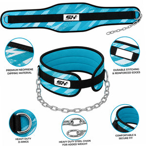 Ceinture de protection professionnelle unisexe en néoprène rembourré durable 10 mm, réglable et robuste, pour entraînement avec poids corporel en salle de sport - Product Image 1