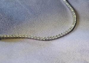 Bracelet en argent sterling 925 avec diamant moissanite, cadeau pour un anniversaire - Product Image 4