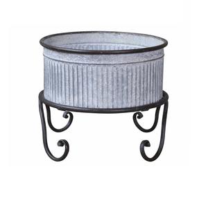 Support de pot de fleurs en métal noir thermolaqué de qualité supérieure, idéal pour la maison, la cuisine et les fêtes, taille et forme personnalisables - Product Image 5