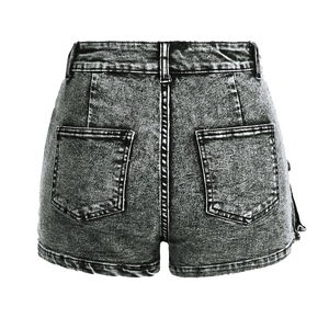 Shorts de Mezclilla Formales para Mujer, Transpirables, de Alta Calidad, Corte Regular, Cintura Media, Estilo Y2K, con Bolsillos Cargo - Product Image 6