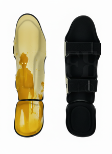 Protège-tibias de Muay Thai personnalisés, très demandés, pour le kickboxing, l'entraînement MMA, les arts martiaux et la boxe - Product Image 6