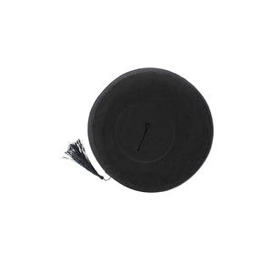 Sombrero Fez Shriner Negro con Borlas, Bordado a Mano en Fieltro Rojo, Clásico, Color Granate, Precio Económico en Venta - Product Image 6