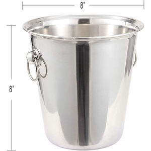 Premium ice bucket elegant entertaining accessories beverage serving bucket insulated beverage tub metal <b>drink</b> <b>cooler</b> luxury - Product Image 4