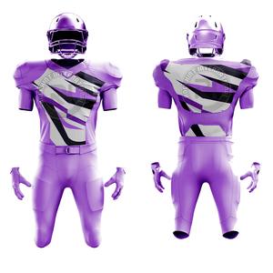 Uniforme de football américain en tissu polyester respirant, léger et durable, conçu pour l'entraînement en équipe - Product Image 3