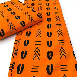 Tela Africana Premium con Estampado de Cera Sudafricana 100% Algodón para Manualidades y Accesorios de Moda - Product Image 1