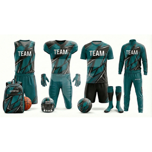 Camiseta de Fútbol Americano para Adultos, Tejido de Malla de Alta Resistencia, Unisex, Ajuste para Adultos, Manga Corta, Transpirable, Estampada, Personalizable - Product Image 4