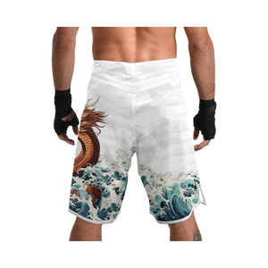 Pantalones Cortos de Artes Marciales Mixtas (MMA) Personalizados de Lana Peinada, de Secado Rápido, para Grappling, Ropa Deportiva para Hombre y Mujer, 100% Poliéster, Precio al por Mayor - Product Image 5