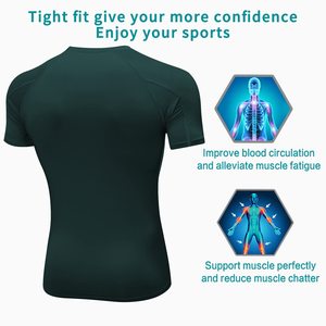 Conjunto de Rashguard Personalizado al por Mayor para Hombre y Mujer, Camiseta de Compresión Sublimada de Secado Rápido, Ropa Deportiva OEM, Fábrica Mayorista OEM - Product Image 2