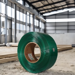 สายรัดพลาสติก PET สำหรับงานหนัก ขนาด 12-16 มม. สีดำและสีเขียว แบบนูน สำหรับรัดบล็อก - Product Image 1