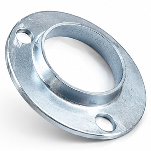 Brida de acero galvanizado para barandales, brida plana, brida de cuello para pasamanos, escaleras y herrajes de balaustrada - Product Image 1