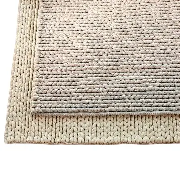 Karpet Modern Wol Natural Loop Jalinan Tenun Buatan Tangan Karpet Wol Buatan Tangan Jalinan Loop Area Karpet untuk Ruang Tamu