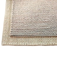 Modern Rugs Wool Natural Loop Braided Woven Hand Made Rugs Wool Handmade Braided Loop Area Rugs for Living Room