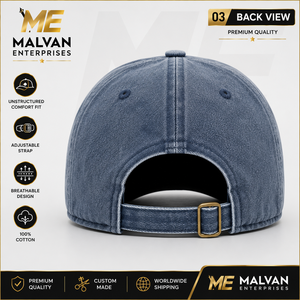 Gorras de Béisbol Vintage Desgastadas de 6 Paneles al por Mayor, con Logotipo Bordado Personalizado, para Hombre, Uso Casual, de Algodón Lavado - Product Image 3