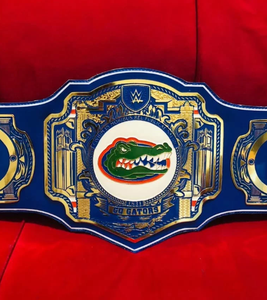 Ceinture de championnat Florida Gators Legacy en alliage de zinc 2mm/4mm, confortable, durable, unisexe - Product Image 1