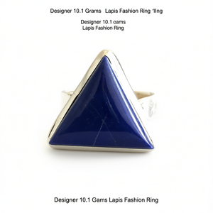 Anillo de Moda de Lapislázuli de 10.1 Gramos de Diseño - Product Image 2