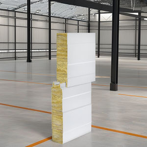 Panel sándwich de lana de roca PROCK para pared interior de 75 mm con resistencia al fuego para construcción industrial - Product Image 1