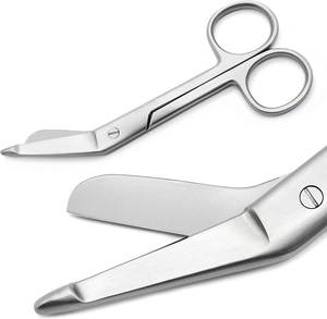 18 cm Stainless Steel Manual Bandage Scissors Rustproof Large Size High Quality Class II Medical Instruments By <b>Blush</b> Surgical - Product Image 2